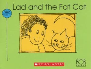 Lad and the fat cat
